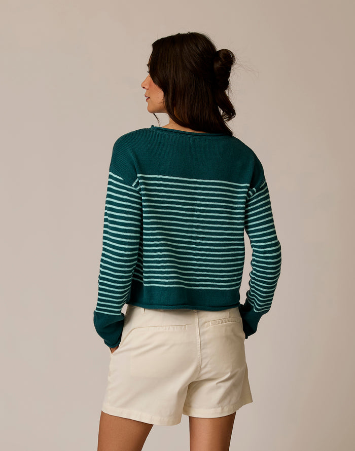 Rue Sweater: Nightdive Stripe