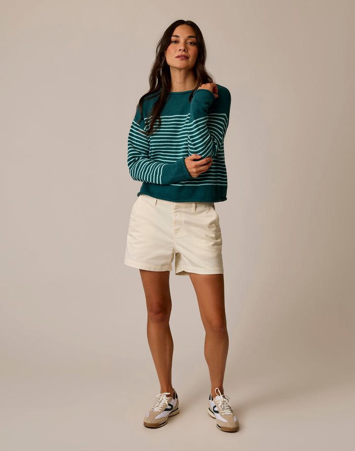 Rue Sweater: Nightdive Stripe