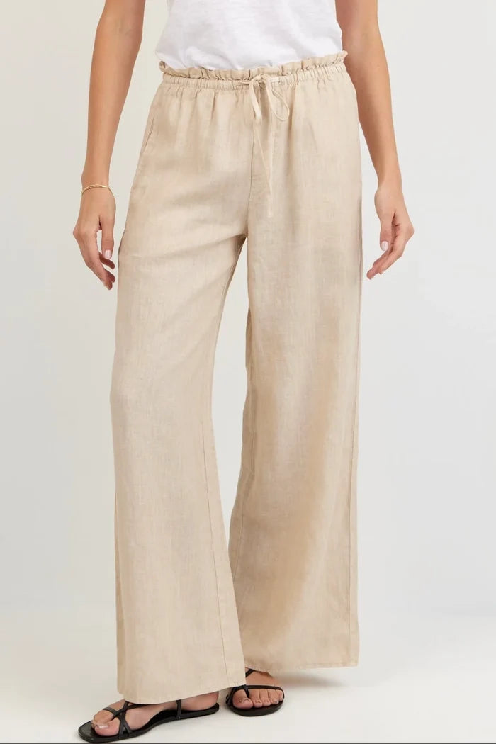Ruffle Waist Wide Leg Pant Pants Bella Dahl