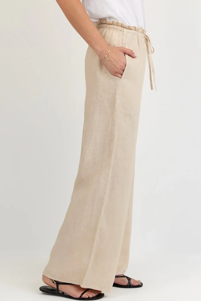 Ruffle Waist Wide Leg Pant Pants Bella Dahl