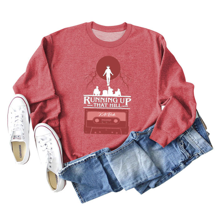 Red sweater (white color picture) / S