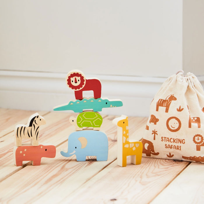 Safari Wooden Stacking Toy
