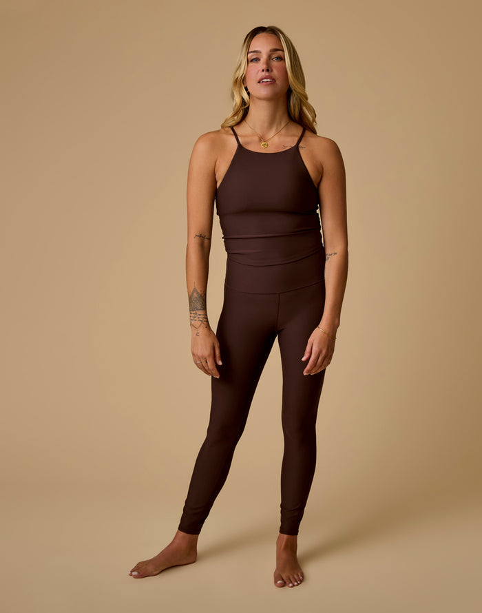 Saluda Compression Tight: Coffee