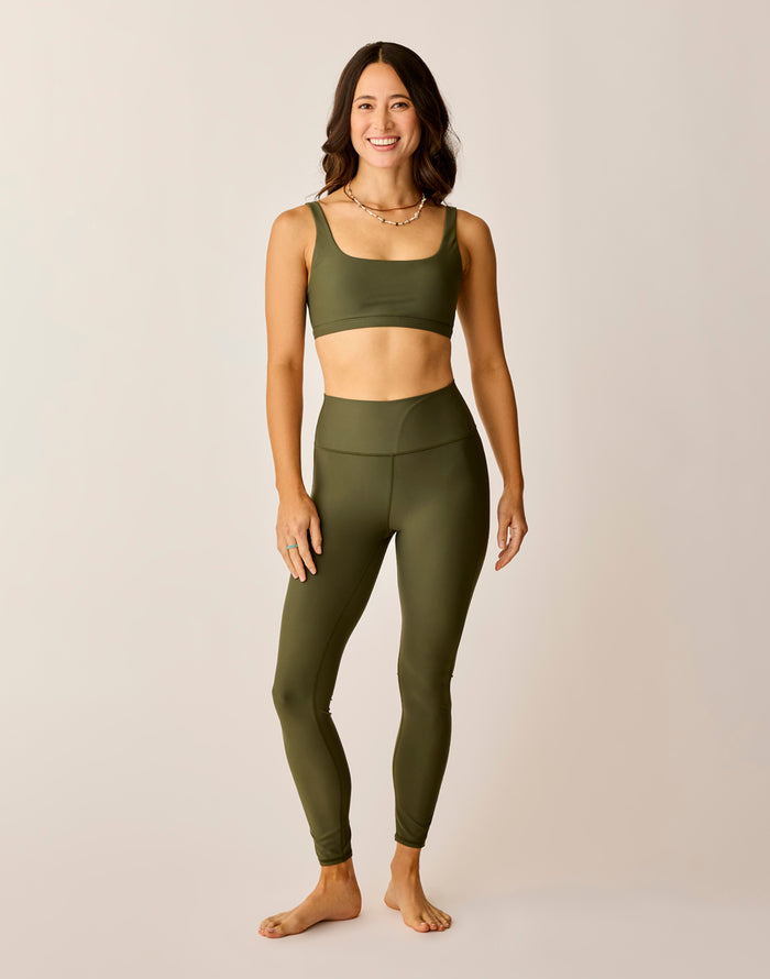 Saluda Compression Tight: Dark Fir