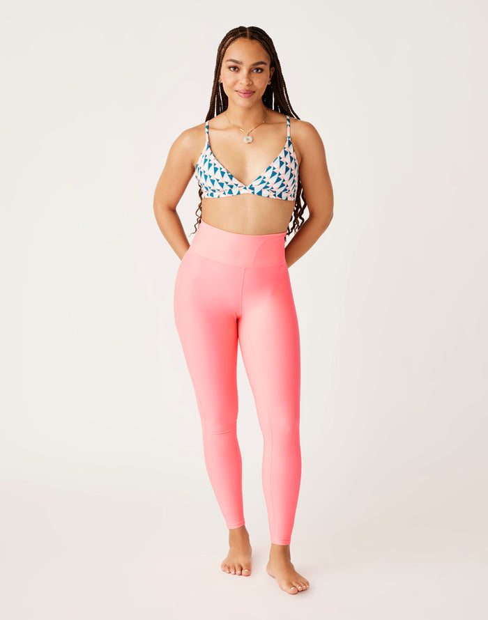 Saluda Compression Tight: Electric Coral - FINAL SALE