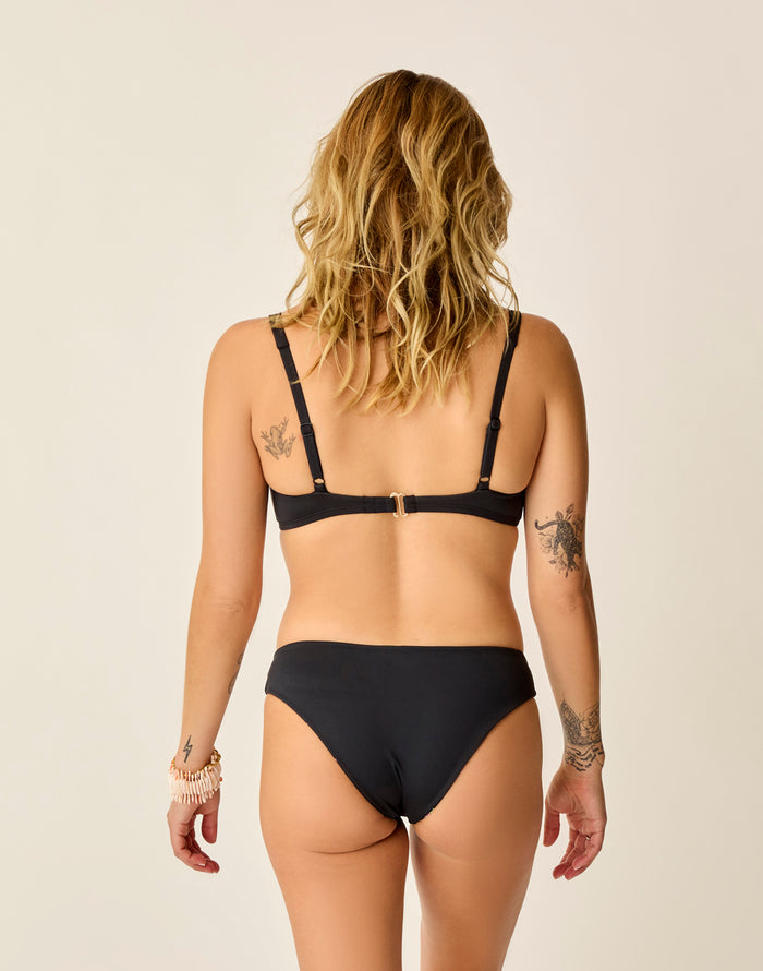 Sanitas Reversible Bottom: Black Floret/Black - FINAL SALE