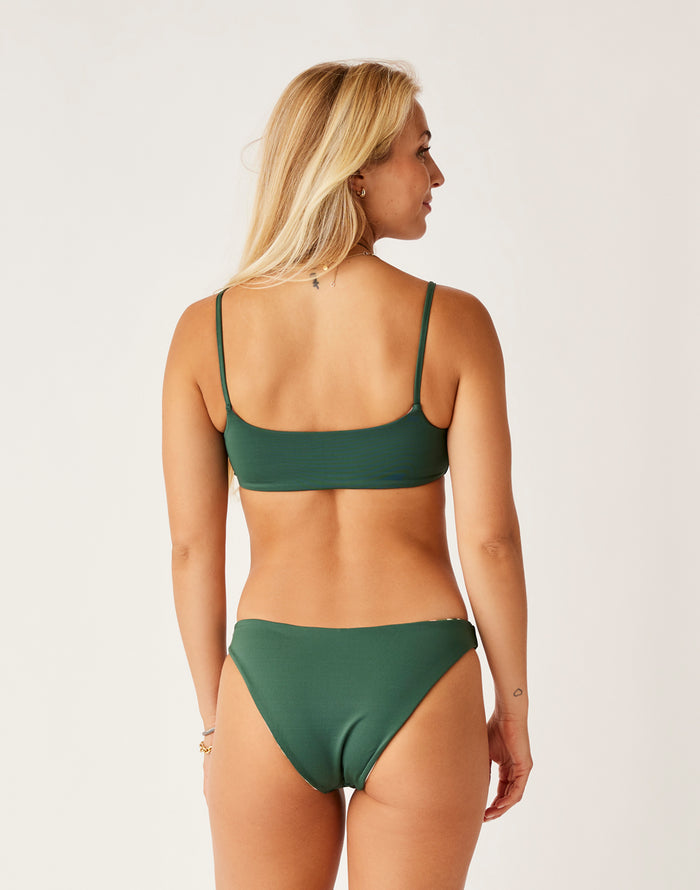 Sanitas Skimpy Reversible Bottom: Tropical/Cilantro - FINAL SALE