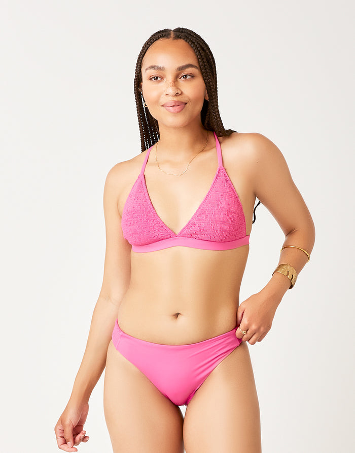Sanitas Smocked Bottom: Fuchsia - FINAL SALE