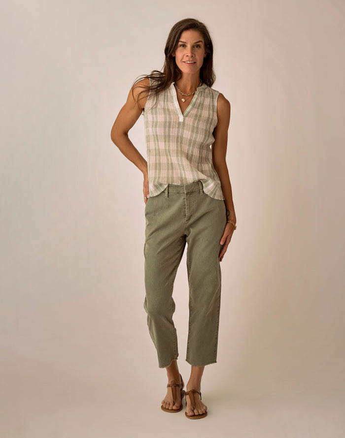 Sausalito Pant: Fatigue