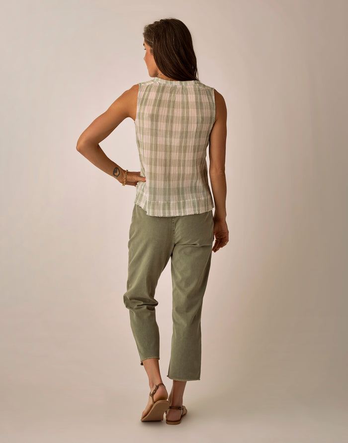Sausalito Pant: Fatigue