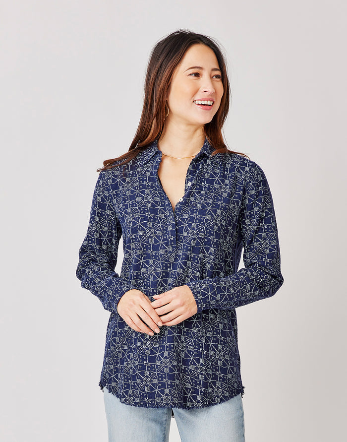 Sawyer Twill: Navy Bandana - FINAL SALE