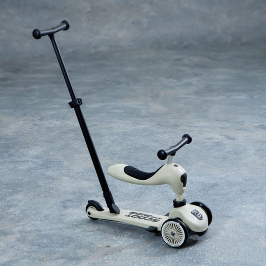 Scoot and Ride Highway Kick 1 Push & Go Scooter in Ash