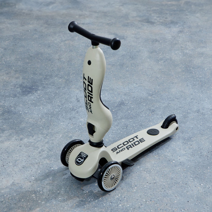 Scoot and Ride Highway Kick 1 Push & Go Scooter in Ash