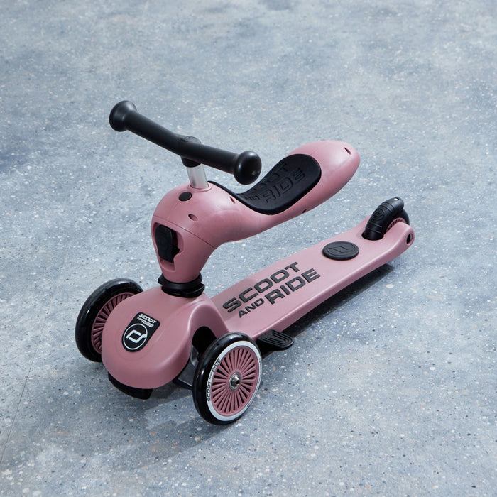 Scoot and Ride Highway Kick 1 Push & Go Scooter in Wildberry