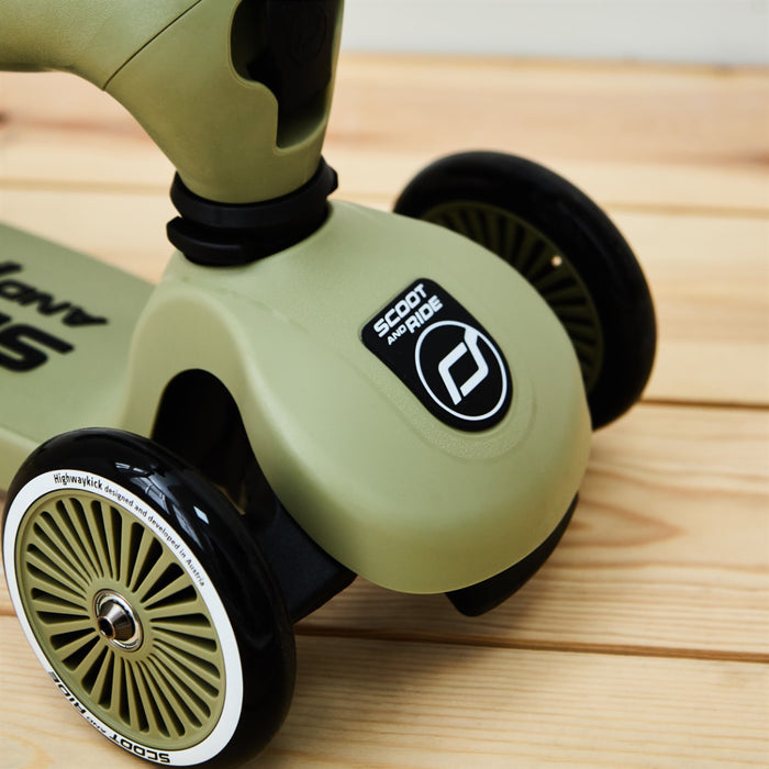 Scoot and Ride Olive Highway Kick 1 Scooter