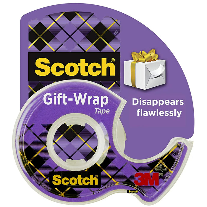 Scotch Satin Gift Wrap Tape 3/4 x 650 in #15 - 144 Pack