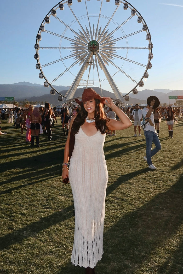 Seashell Knit Maxi Dress