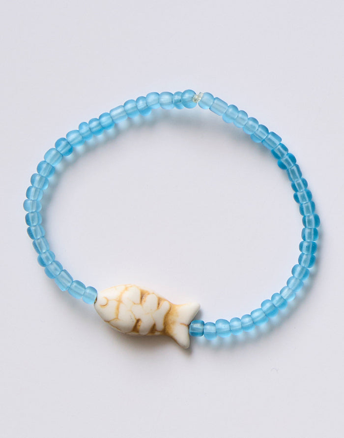 Seed Fish Bracelet Set: Multi
