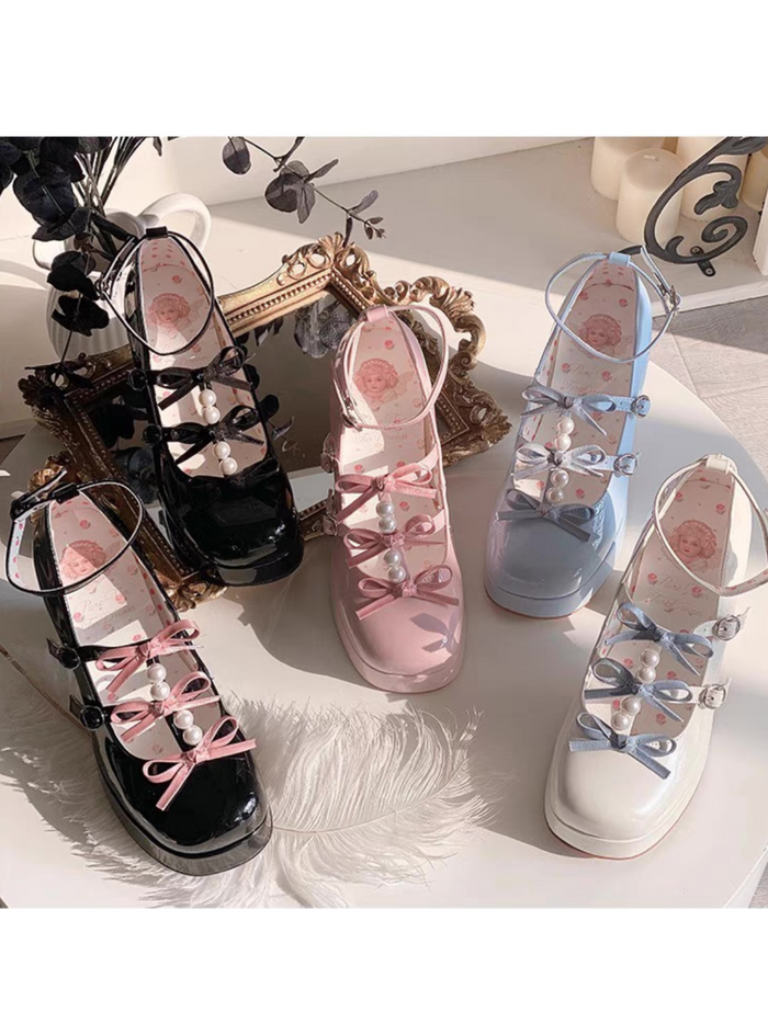♡ Serenade ♡ - Bow High Heels