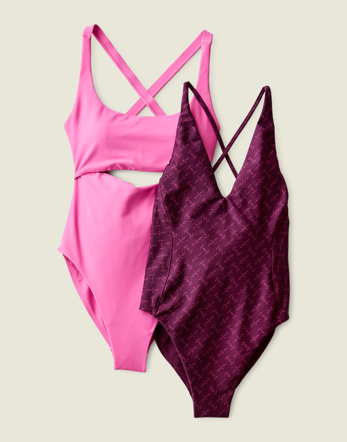 Serenity Compression One Piece: Disco - FINAL SALE