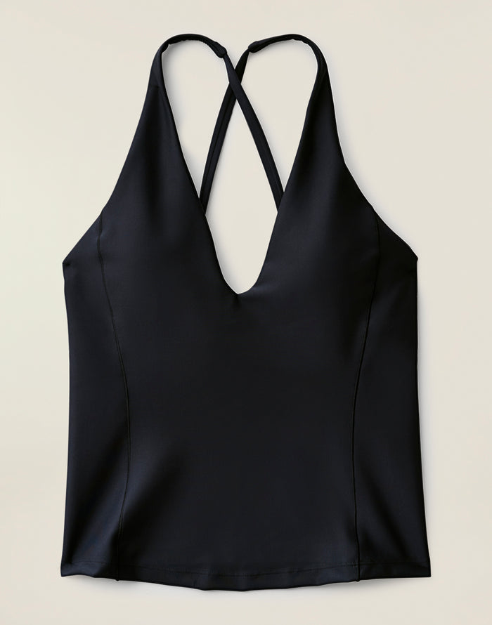 Serenity Compression Tankini: Black