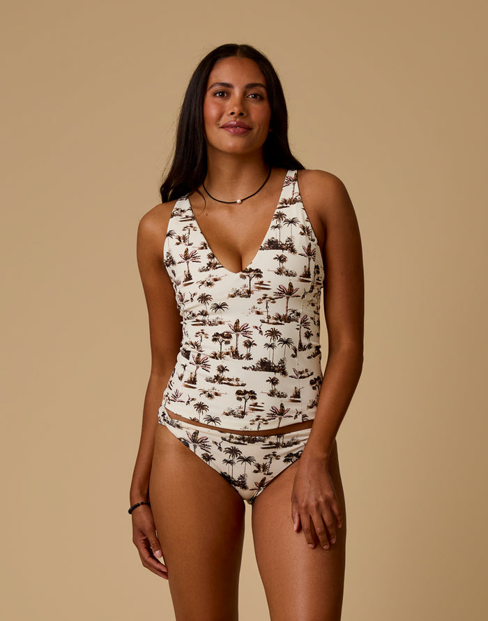 Serenity Compression Tankini: Toile