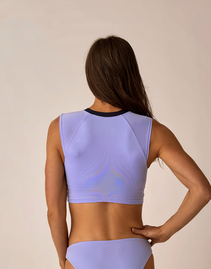 Shoreline Top: Peri w. Navy