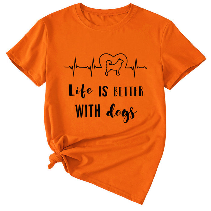 Orange (black font) / S