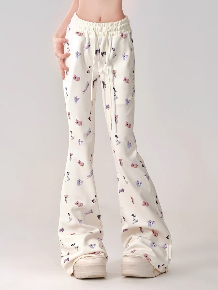 Slim Fit Flared Pants