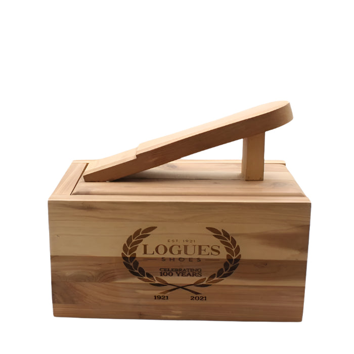 SMALL CEDAR BOX ( EMPTY ), Shoe Care, EURO LEATHERS, Logues Shoes - Logues Shoes.ie Since 1921, Galway City, Ireland.