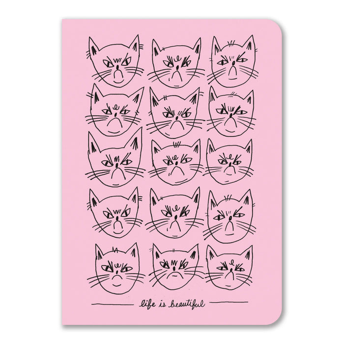 Snitty Kitty "Life is Beautiful"  Notebook