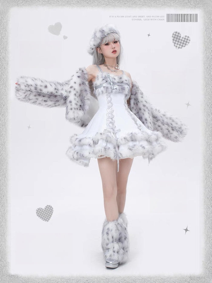 Silver Dress+Coat / S
