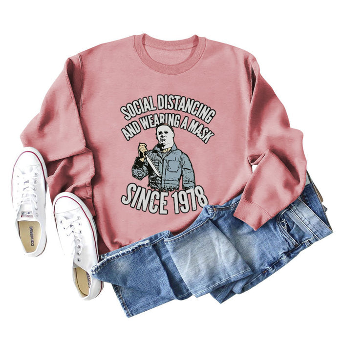 Rose gold sweater (black word color picture) / S