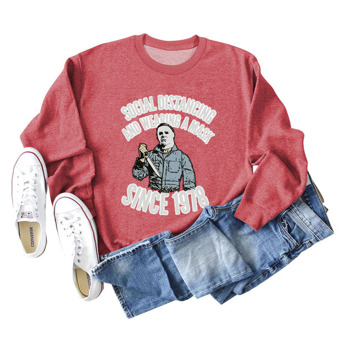 Red sweater (white color picture) / S