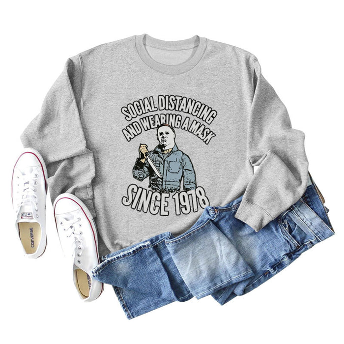 Grey sweater (black color picture) / S