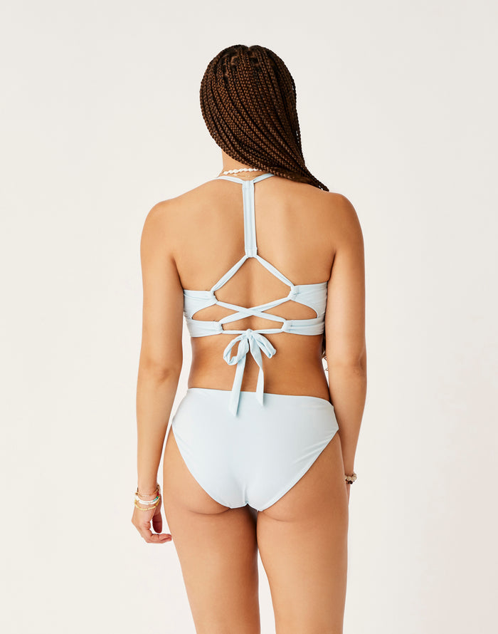 St. Barth Reversible Bottom: Azul/Ice - FINAL SALE