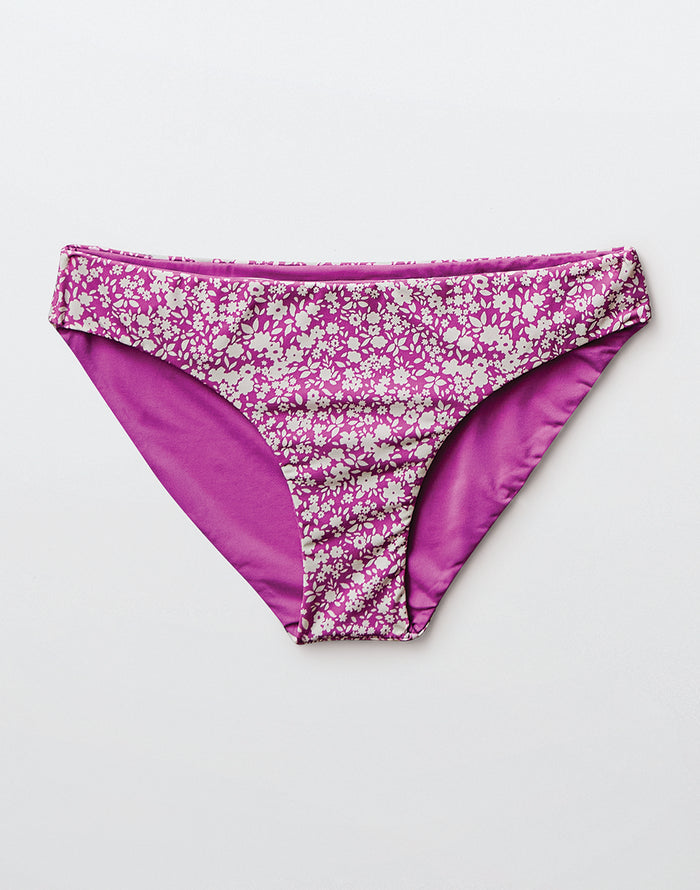 St. Barth Reversible Bottom: Fleur/Violet