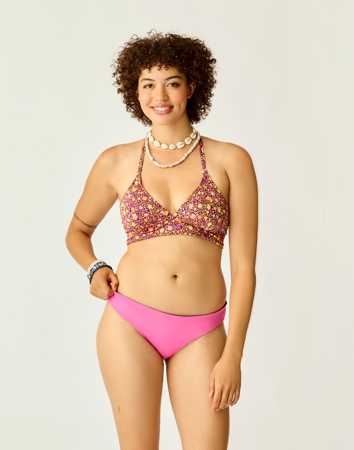St. Barth Reversible Bottom: Hot Pink/Nirvana - FINAL SALE