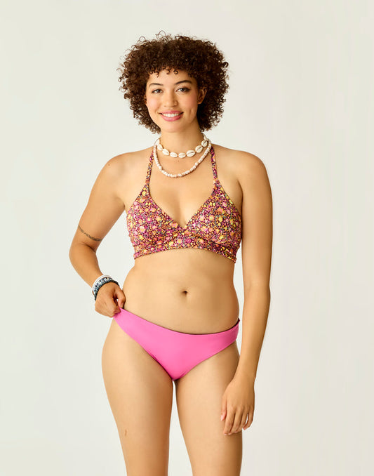 St. Barth Reversible Bottom: Hot Pink/Nirvana - FINAL SALE