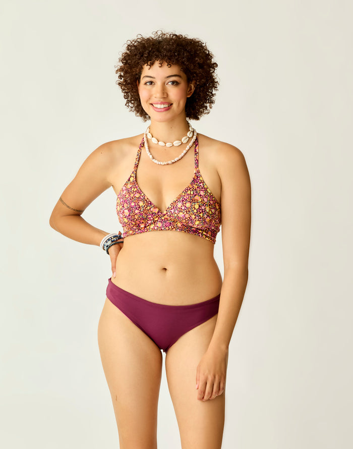 St. Barth Reversible Bottom: Hot Pink/Nirvana - FINAL SALE
