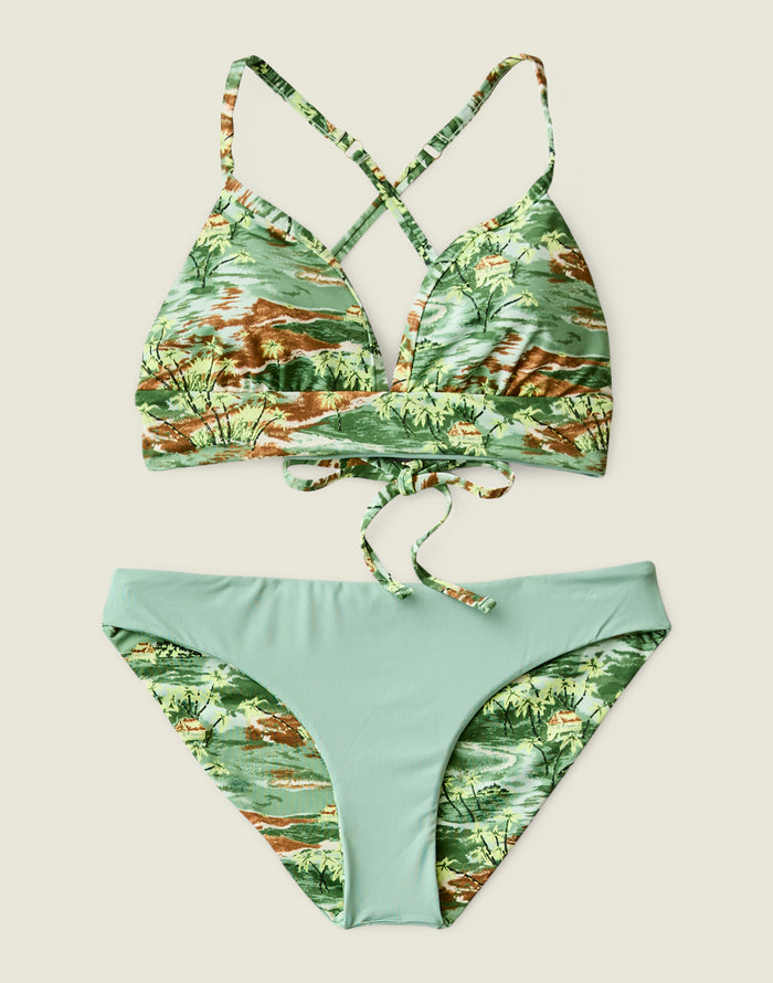 St. Barth Reversible Bottom: Hula/Haze - FINAL SALE