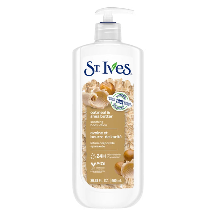 St. Ives Oatmeal & Shea Butter Lotion - 20.28 oz - 4 Pack