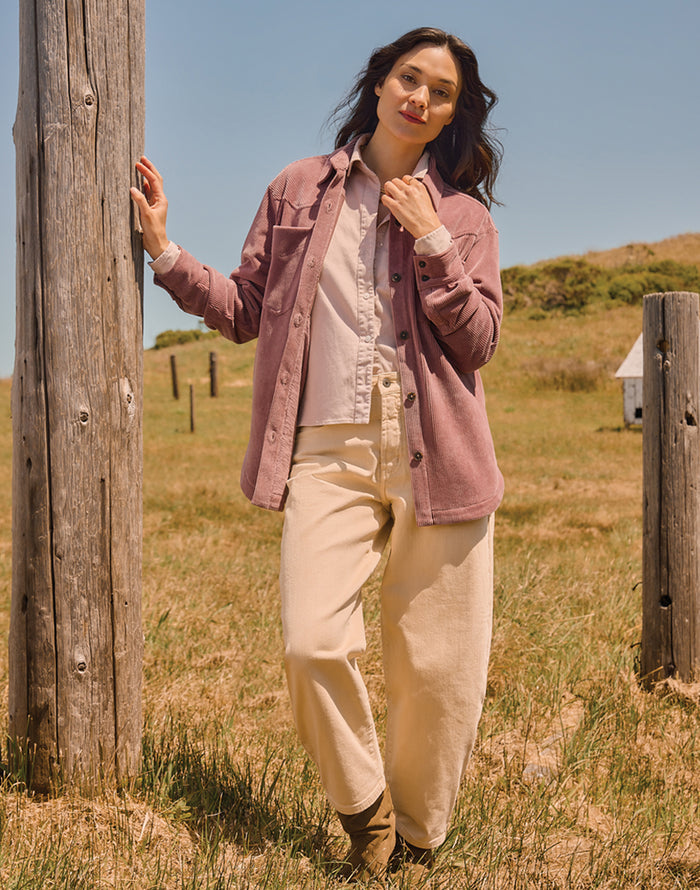 Stargazer Shacket: Rose Taupe