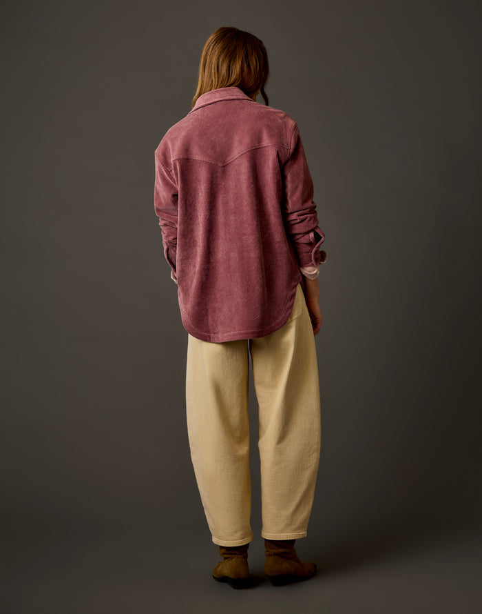 Stargazer Shacket: Rose Taupe