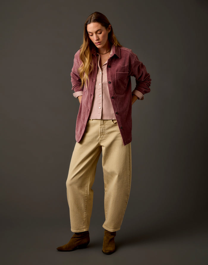 Stargazer Shacket: Rose Taupe