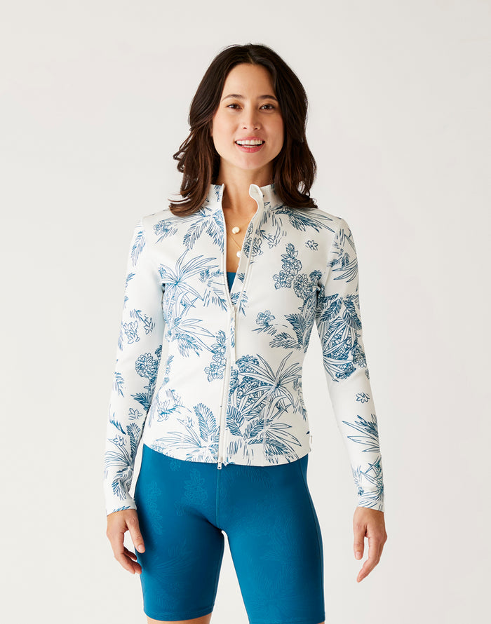 Stella Zip-Up Jacket: Cloud Scenic - FINAL SALE