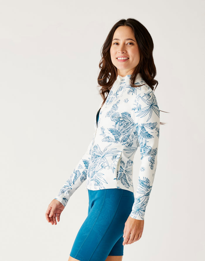 Stella Zip-Up Jacket: Cloud Scenic - FINAL SALE