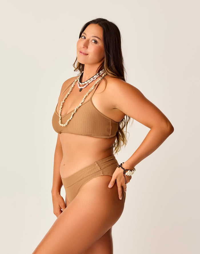 Stinson Bottom: Rum Texture - FINAL SALE