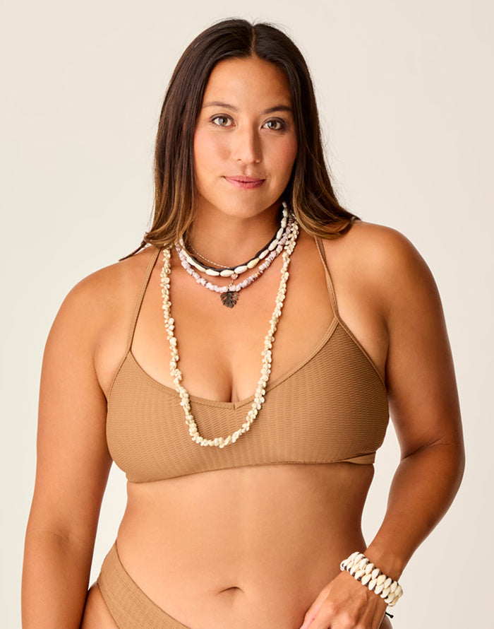 Stinson Top: Rum Texture - FINAL SALE