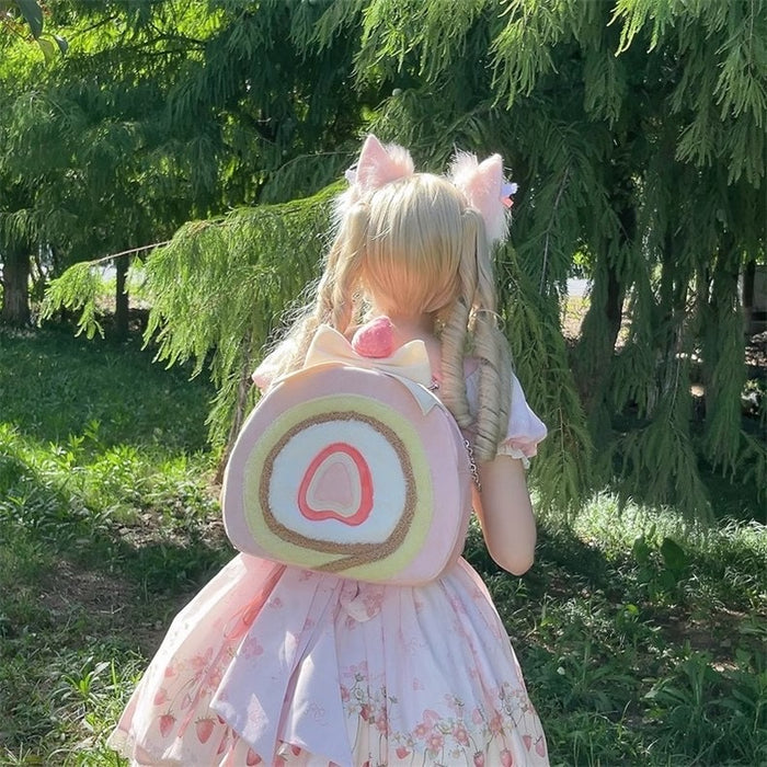 ♡ Strawberry Roll Bag ♡
